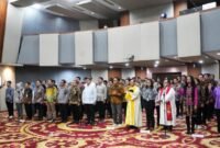 Sejumlah Pejabat Pimpinan Tinggi Madya dan Pratama di Lingkungan Kemenko Perekonomian saat di lantik. (foto : Humas Kemenko Perekonomian)