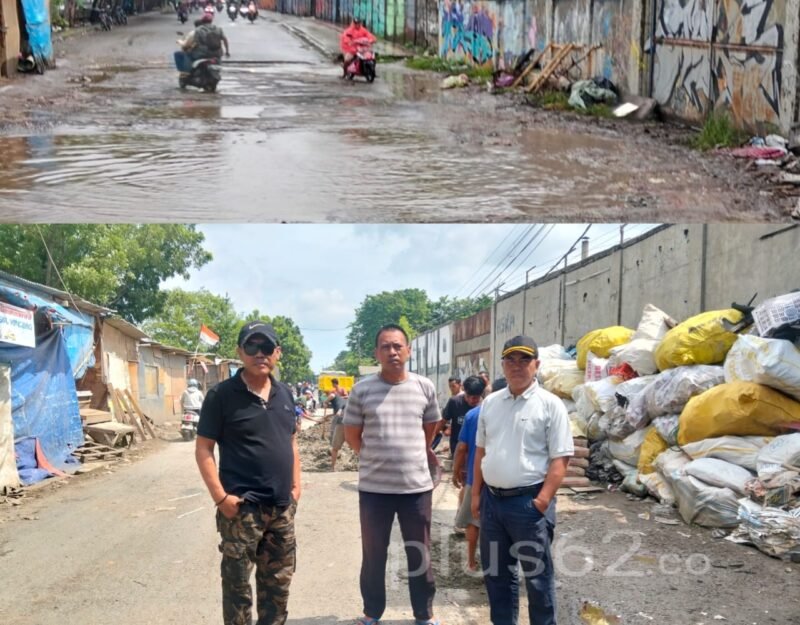 Perbaikan jalan umum tersebut menggunakan anggaran dari para donatur, hal ini menunjukkan bahwa dana untuk proyek tersebut berasal dari sumbangan atau bantuan sukarela yang diberikan oleh individu atau organisasi