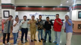 Pertemuan tersebut bertujuan untuk menjalin kerjasama yang lebih baik dalam menyampaikan informasi dan publikasi terkait layanan rumah sakit.