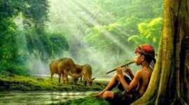 Ada sosok menarik yang muncul dalam tembang 'Lir-ilir', yaitu sosok 'Bocah Angon'. Tampaknya tokoh ini menjadi figur sentral dalam tembang Lir-ilir. Tentunya akan menimbulkan pertanyaan di benak kita, siapa sesungguhnya sosok Bocah Angon ini?
