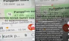 Viral di Medsos, Driver Gocar Terima THR 50 Ribu