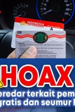 HOAX, Informasi Pembuatan SIM Gratis Berlaku Seumur Hidup