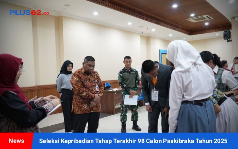 Calon Pasukan Pengibar Bendera Pusaka (Paskibraka) Tingkat Kota telah memasuki tahapan Seleksi Kepribadian.
