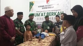 Koramil 04/Cengkareng bersama kodim 0503/JB, menggelar Baksos khitanan gratis 