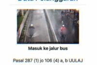 Buat teman-teman hati-hati jangan masuk jalur busway,nerobos lampu merah, pakai helm jangan sampai kena Etle, kalau ke jepret lumayan bikin kaget kantong