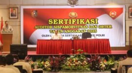 Baharkam Polri Gelar Sertifikasi Kompetensi Bagi Auditor SMP Obvitnas dan Obter Gelombang I