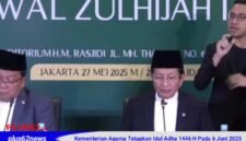 Sidang isbat Idul Adha 2025, Kementerian Agama Tetapkan Idul Adha 1446 H Jatuh pada 6 Juni 2025