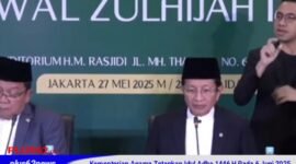 Sidang isbat Idul Adha 2025, Kementerian Agama Tetapkan Idul Adha 1446 H Jatuh pada 6 Juni 2025