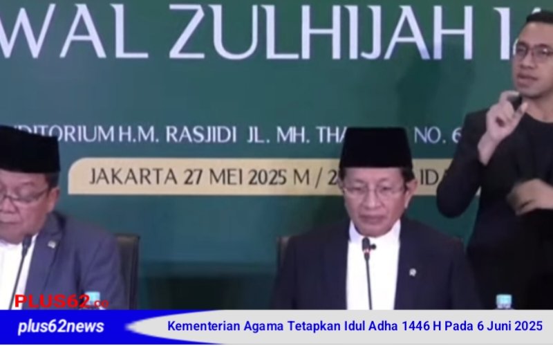 Sidang isbat Idul Adha 2025, Kementerian Agama Tetapkan Idul Adha 1446 H Jatuh pada 6 Juni 2025