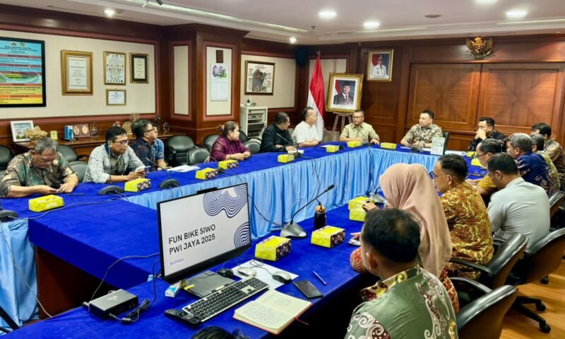 Fun Bike Siwo PWI Jaya 2025 dipastikan dilepas oleh Wali Kota Jakarta Pusat, Arifin, Minggu (25/5/2025) pagi