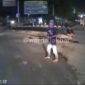 Foto tangkapan layar, Aksi pemalakan di jalan kapuk Kamal, Ring Road Jakarta Barat 