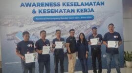 SPMT Belawan dan RBPI Gelar Sosialisasi K3 untuk Tingkatkan Keselamatan Kerja di Pelabuhan Belawan

