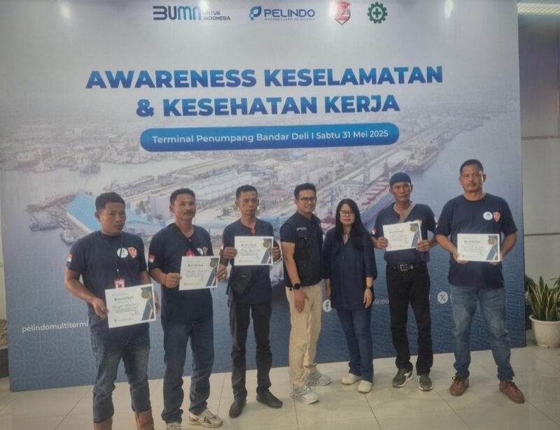 SPMT Belawan dan RBPI Gelar Sosialisasi K3 untuk Tingkatkan Keselamatan Kerja di Pelabuhan Belawan
