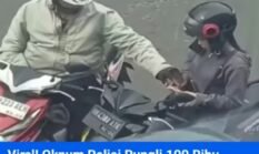 Viral! Oknum Polisi Pungli 100 Ribu, Mengaku Untuk Beli Minum dan Sarapan