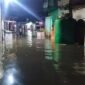 Perkampungan Kapuk, Kecamatan Cengkareng, Jakarta Barat terendam banjir usai hujan deras 