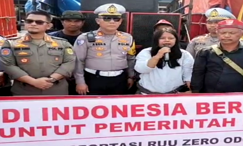 Aksi Mokernas Sopir Logistik, dok.istw