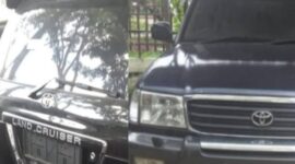 Toyota Land Cruiser tahun 2006 yang pernah digunakan oleh mantan Gubernur Banten, Ratu Atut Chosiyah, dok.istw