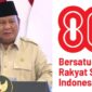 Presiden Republik Indonesia, Prabowo Subianto, secara resmi meluncurkan logo dan tema peringatan Hari Ulang Tahun ke-80 