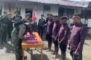 Empat orang anggota OPM ini menyatakan ikrar setia kepada NKRI di halaman Koramil 1717-02/Sinak, kabupaten puncak,Papua Tengah,(9/7/2025).