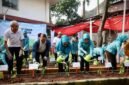 Wali Kota Jakarta Pusat menghadiri tanam serentak yang diinisiasi Dinas Ketahanan Pangan, Kelautan dan Pertanian (KPKP) berkolaborasi dengan PKK se-DK
