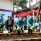 Wali Kota Jakarta Pusat menghadiri tanam serentak yang diinisiasi Dinas Ketahanan Pangan, Kelautan dan Pertanian (KPKP) berkolaborasi dengan PKK se-DK