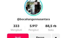 Akun @Bocah Angon Nusantara yang dipolisikan oleh Hasanuddin alias Hasan Bandot ke polisi (Foto: plus62)