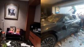 Kondisi rumah Ahmad Sahroni Yang di Geruduk Massa (dok.istimewa)