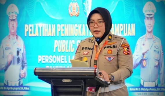 Foto Kompol Dona (Dok Korlantaspolri)