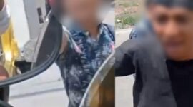 aksi pungutan liar (pungli) ini dilakukan secara terang-terangan kepada sopir truk yang melintas di  Pertigaan Metro Kapuk Raya.