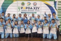 POPDA XIV Jawa Barat Tahun 2015, Cabang Olahraga (Cabor) Karate diikuti 25 kabupaten/kota se-Jawa Barat. Dari 25 kabupaten/kota tersebut hanya 14 kabupaten/kota yang berhasil meraih medali