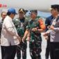Presiden Prabowo Tiba Bandara Internasional I Gusti Ngurah Rai, Bali, disambut Gubernur Bali I Wayan Koster dan Panglima TNI Jenderal TNI Agus Subiyanto Tangkapan Layar (dok.istimewa)