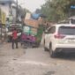 Kondisi Jalan Rusak di Kali Baru Timur  RT 07/RW 10, Kelurahan Kapuk, Cengkareng, Jakarta Barat, hingga kini masih memprihatinkan. (Dok plu62.co)