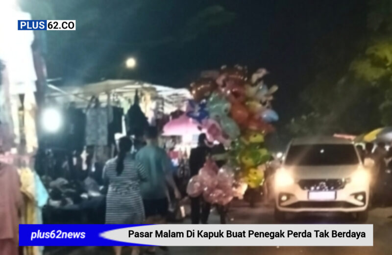 Pasar Malam di Jalan Kali Baru Timur Kapuk. Dok.istimewa