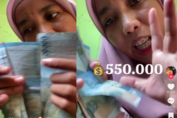 Tangkapan layar video tiktok yang di unggah akun tiktok @cerita4na