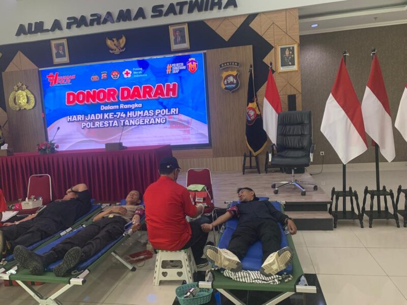 Ketua Pokja Wartawan Gunung Kaler, Kresek Sb-Alex mengungkapkan rasa bangganya bisa ikut berpartisipasi bersama jajaran Polresta Tangerang