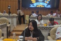 Ika Rostianti, dalam audiensi bersama pimpinan DPR RI dan Menteri Perhubungan di Kompleks Parlemen, Senayan (1/10/2025)