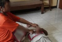 Rekonstruksi Istri di Kebon Jeruk Potong Alat Vital Suami (Foto.Istimewa)
