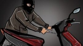Foto ilustrasi pencurin sepeda motor 