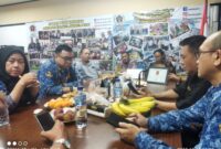 Kasudin Kominfotik Jakpus Rachmat, Kunjungi Markas Pokja PWI Jakpus
