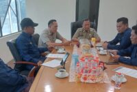 Kunjungan itu dipimpin Ketua Pokja, Rudolf Simbolon, bersama jajaran pengurus.