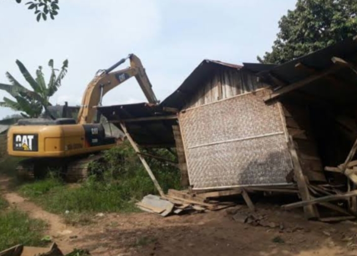 Ilustrasi pengosongan lahan (dok.istimewa)