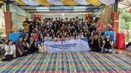 WALUBI Provinsi DKI Jakarta resmi membuka kegiatan Dhamma Camp Penguatan Dhamma bagi pemuda-pemudi Buddhis di Kebun Persahabatan, Purwakarta