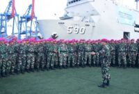 TNI AL Lepas Satgas Zeni Marinir untuk Penanganan Pascabencana di Aceh dan Sumatera (Foto: AL)
