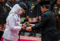 Pramono Anung Lantik Iin Mutmainnah Jadi Wali Kota Jakarta Barat (Foto: Ist)