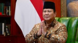 Presiden RI Prabowo Subianto saat mengucapkan Natal 2025  (Foto:Ist)