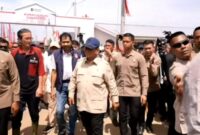 Prabowo Tinjau Huntara Korban Banjir dan Longsor di Aceh Tamiang