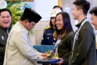 Presiden Prabowo Beri Penghargaan Atlet SEA Games 2025, Tegaskan Komitmen Dukung Olahraga Nasional (Foto:Istw)
