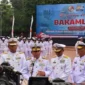 Bakamla RI memperingati Hari Ulang Tahun (HUT) ke-20 upacara resmi digelar di Lapangan Proklamasi, Menteng, Jakarta Pusat