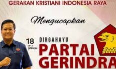 HUT ke-18 Gerindra, Herry Dahana: Jangan Pernah Tinggalkan Rakyat