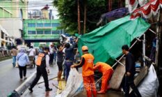 Pemkot Jakpus Tertibkan Pedagang di Pasar Tanah Abang